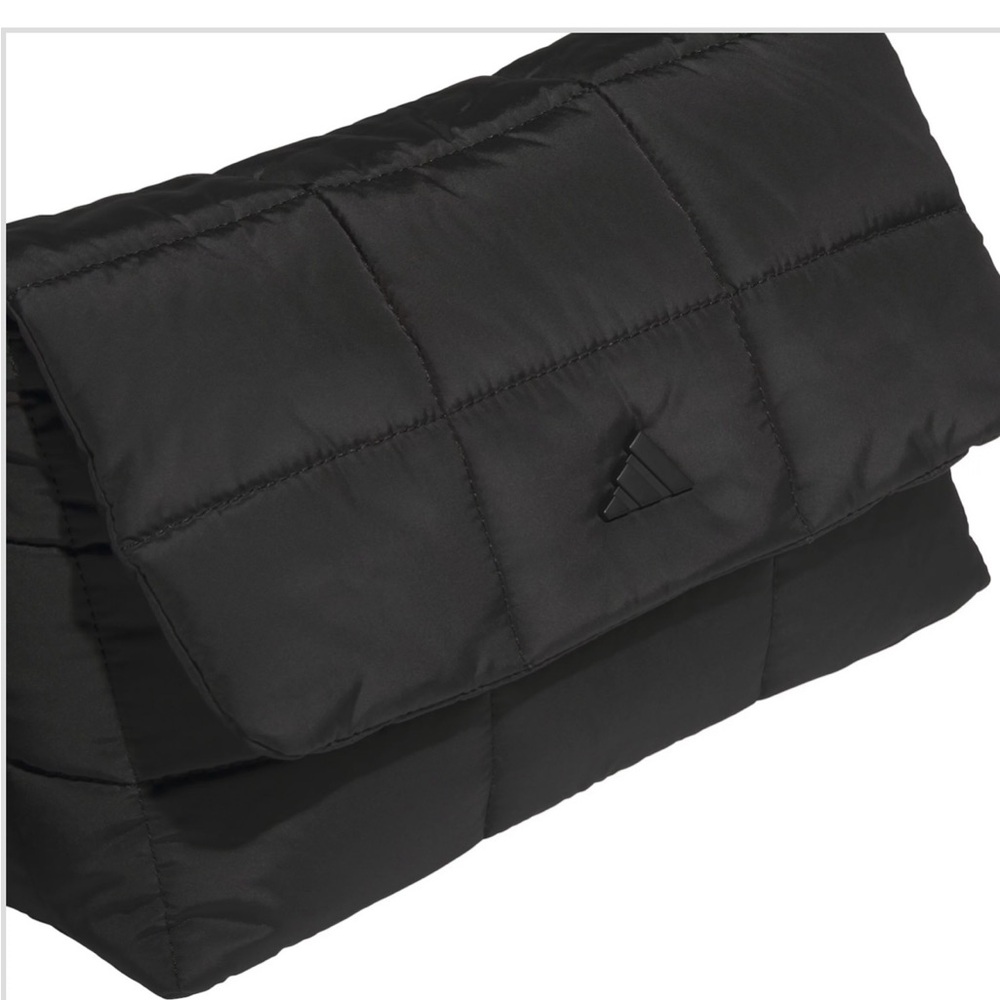 Adidas Black Quilted Crossbody Bag